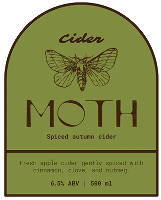 Green arch label